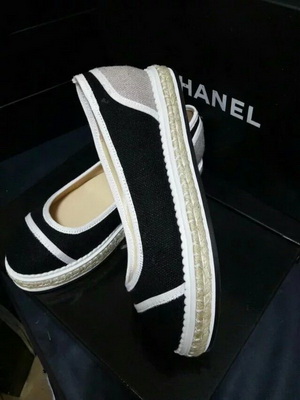 CHANEL Shallow mouth flat shoes Women--152